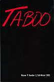 Taboo: The Journal of Culture and Education